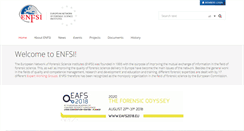 Desktop Screenshot of enfsi.eu