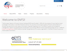Tablet Screenshot of enfsi.eu